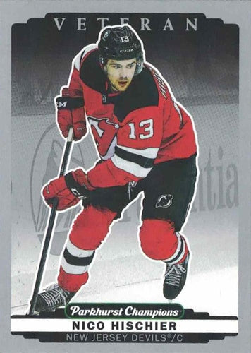 #55 Nico Hischier - New Jersey Devils - 2022-23 Parkhurst Champions - Silver Hockey
