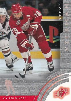 #22 Steve Yzerman - Detroit Red Wings - 2001-02 SPx Hockey