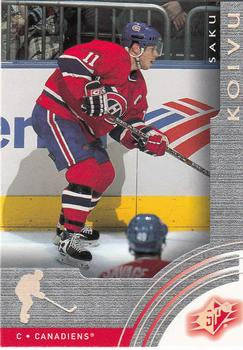 #34 Saku Koivu - Montreal Canadiens - 2001-02 SPx Hockey