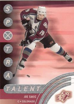 #81 Joe Sakic - Colorado Avalanche - 2001-02 SPx Hockey
