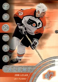 #88 John LeClair - Philadelphia Flyers - 2001-02 SPx Hockey