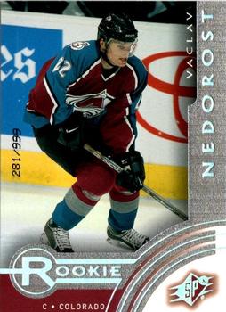 #101 Vaclav Nedorost - Colorado Avalanche - 2001-02 SPx Hockey