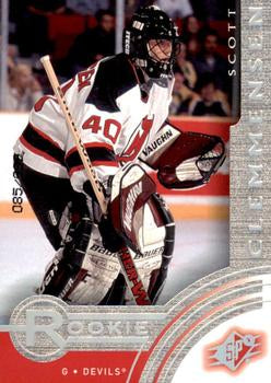 #111 Scott Clemmensen - New Jersey Devils - 2001-02 SPx Hockey