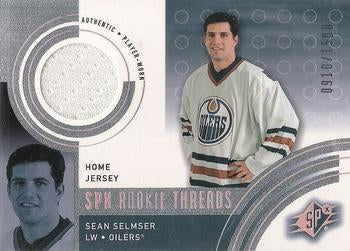 #139b Sean Selmser - Edmonton Oilers - 2001-02 SPx Hockey