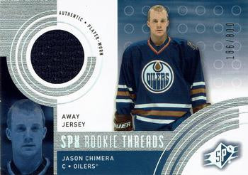 #140a Jason Chimera - Edmonton Oilers - 2001-02 SPx Hockey