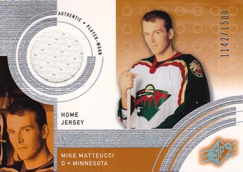 #141b Mike Matteucci - Minnesota Wild - 2001-02 SPx Hockey