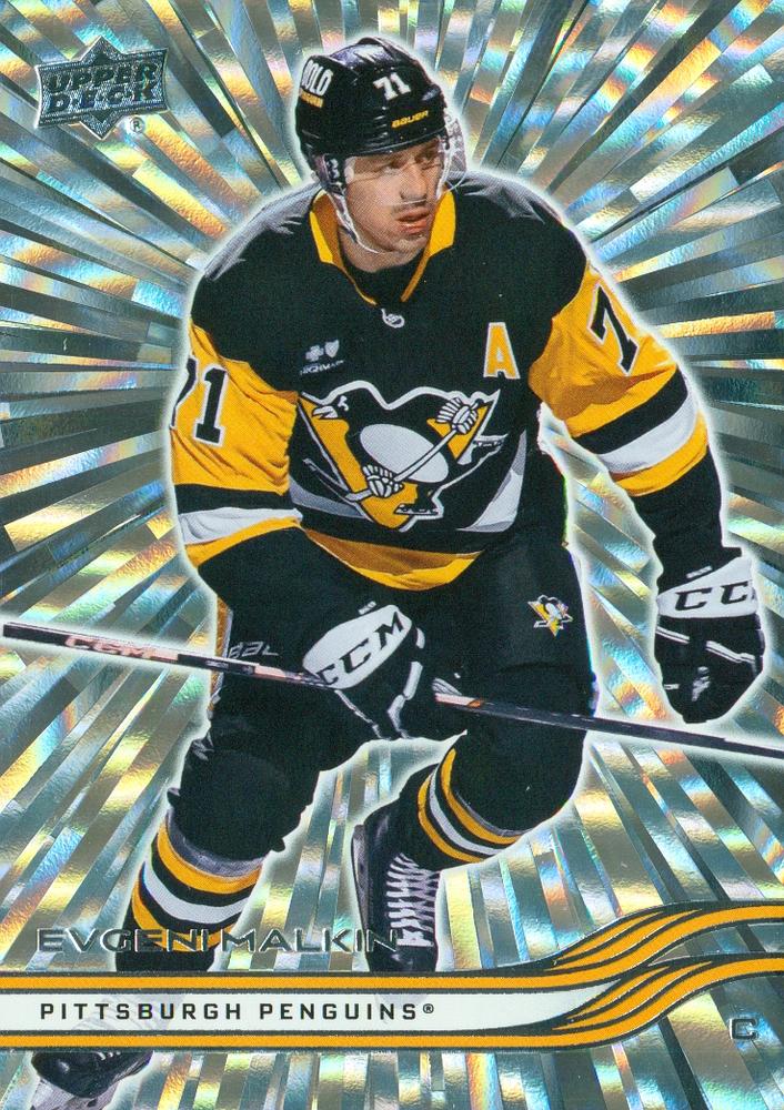 #131 Evgeni Malkin - Pittsburgh Penguins - 2025-26 Upper Deck - Outburst Silver Hockey