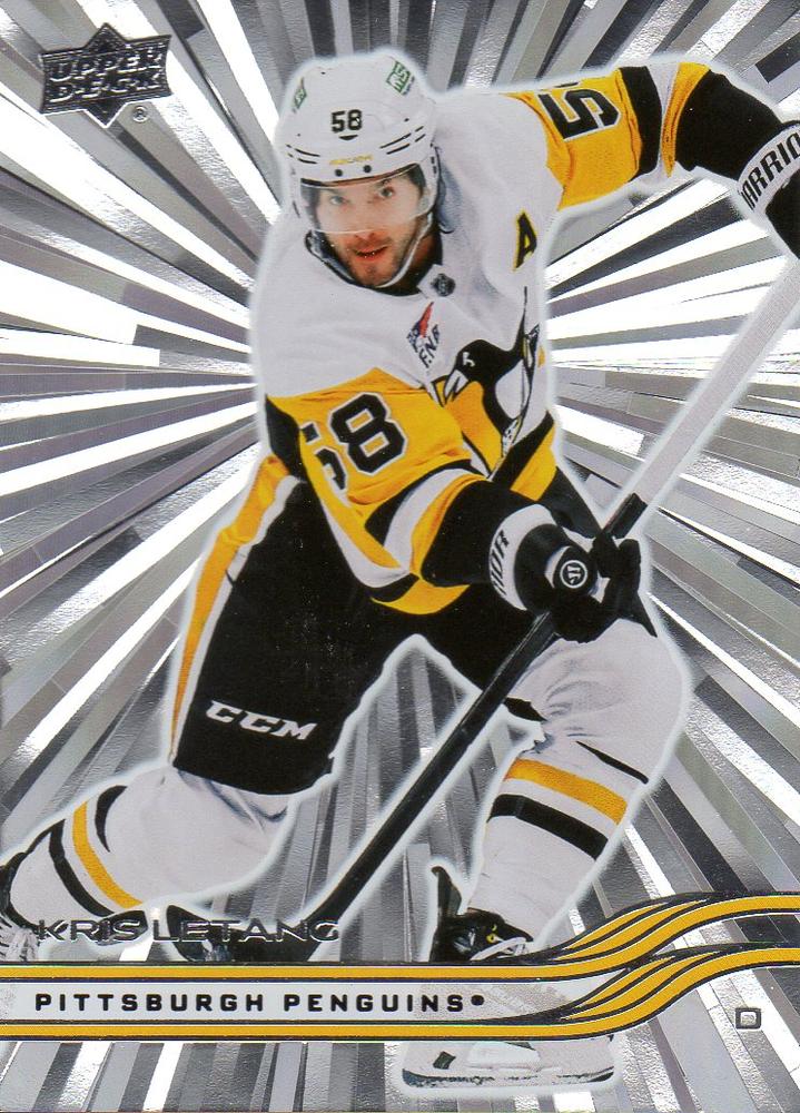 #134 Kris Letang - Pittsburgh Penguins - 2025-26 Upper Deck - Outburst Silver Hockey