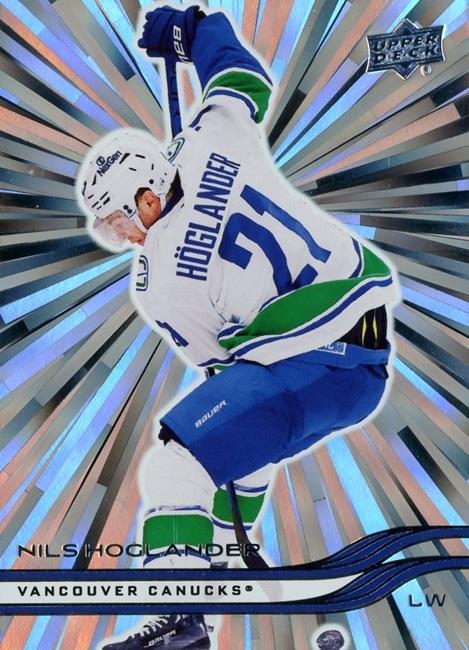 #178 Nils Hoglander - Vancouver Canucks - 2025-26 Upper Deck - Outburst Silver Hockey
