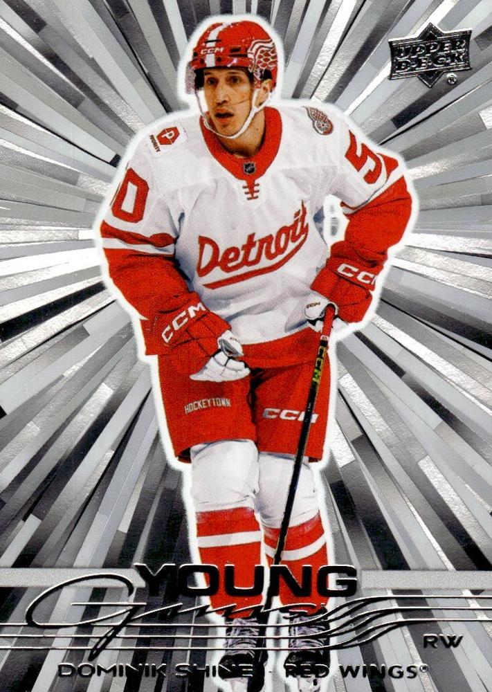 #234 Dominik Shine - Detroit Red Wings - 2025-26 Upper Deck - Outburst Silver Hockey