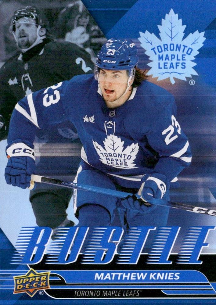 #B-4 Matthew Knies - Toronto Maple Leafs - 2025-26 Upper Deck - Bustle Hockey