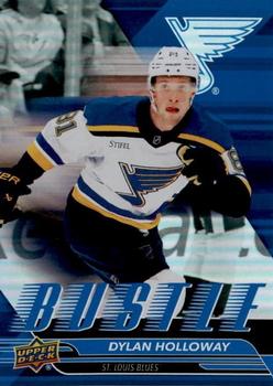 #B-6 Dylan Holloway - St. Louis Blues - 2025-26 Upper Deck - Bustle Hockey