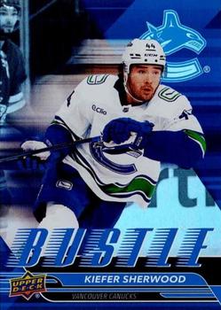 #B-11 Kiefer Sherwood - Vancouver Canucks - 2025-26 Upper Deck - Bustle Hockey