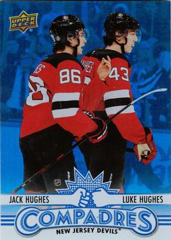 #CM-5 Jack Hughes / Luke Hughes - New Jersey Devils - 2025-26 Upper Deck - Compadres Hockey