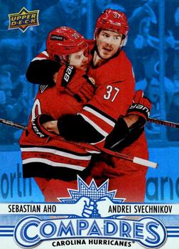 #CM-9 Sebastian Aho / Andrei Svechnikov - Carolina Hurricanes - 2025-26 Upper Deck - Compadres Hockey