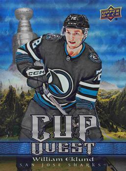 #CQ-6 William Eklund - San Jose Sharks - 2025-26 Upper Deck - Cup Quest Hockey