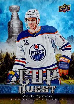 #CQ-14 Zach Hyman - Edmonton Oilers - 2025-26 Upper Deck - Cup Quest Hockey