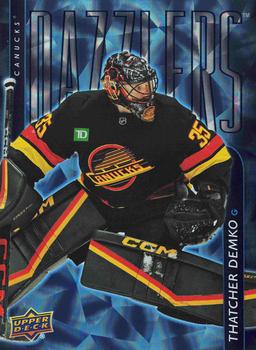 #DZ-10 Thatcher Demko - Vancouver Canucks - 2025-26 Upper Deck - Dazzlers Blue Hockey