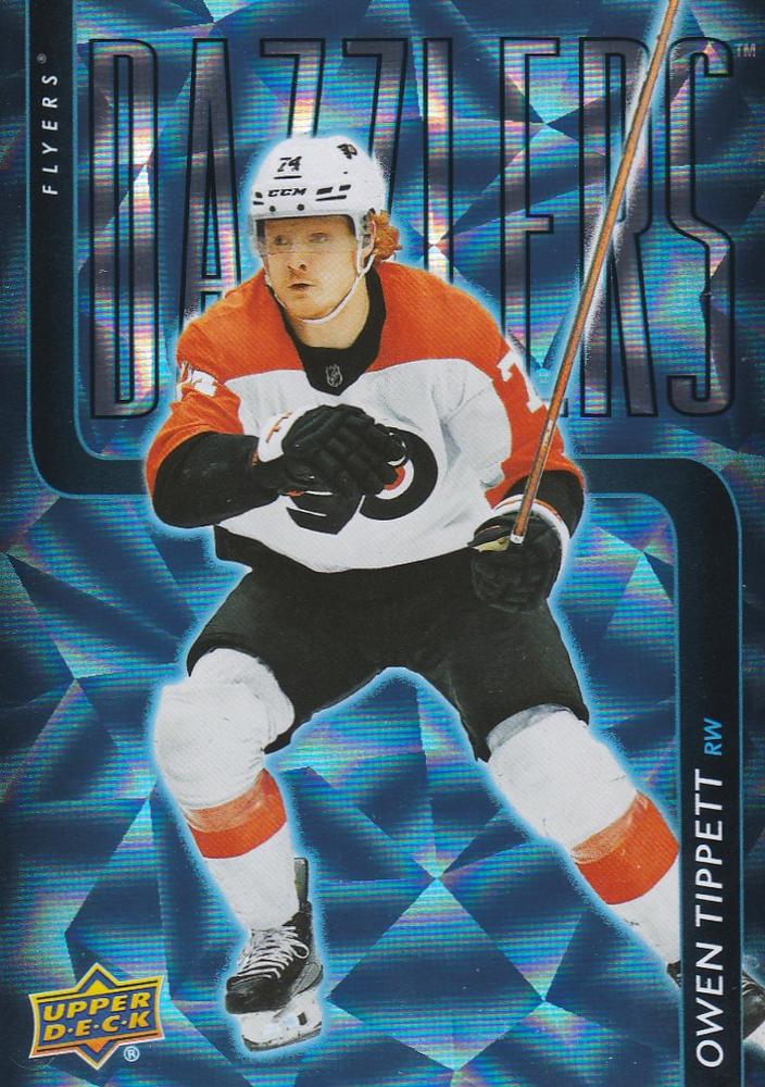 #DZ-11 Owen Tippett - Philadelphia Flyers - 2025-26 Upper Deck - Dazzlers Blue Hockey