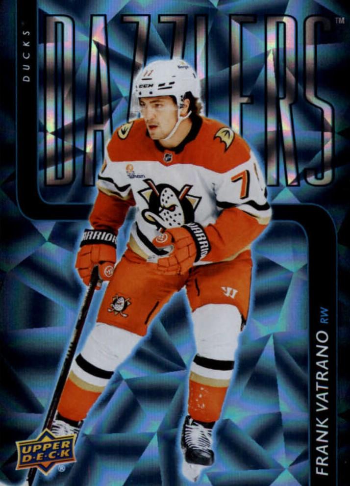 #DZ-24 Frank Vatrano - Anaheim Ducks - 2025-26 Upper Deck - Dazzlers Blue Hockey