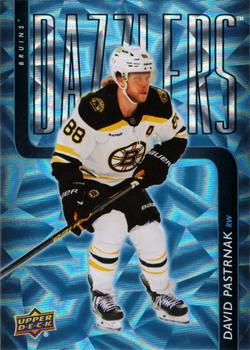 #DZ-55 David Pastrnak - Boston Bruins - 2025-26 Upper Deck - Dazzlers Blue Hockey