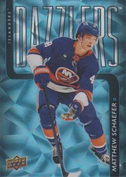 #DZ-57 Matthew Schaefer - New York Islanders - 2025-26 Upper Deck - Dazzlers Blue Hockey