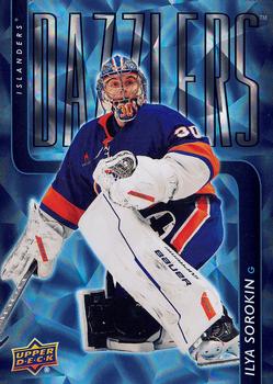 #DZ-61 Ilya Sorokin - New York Islanders - 2025-26 Upper Deck - Dazzlers Blue Hockey