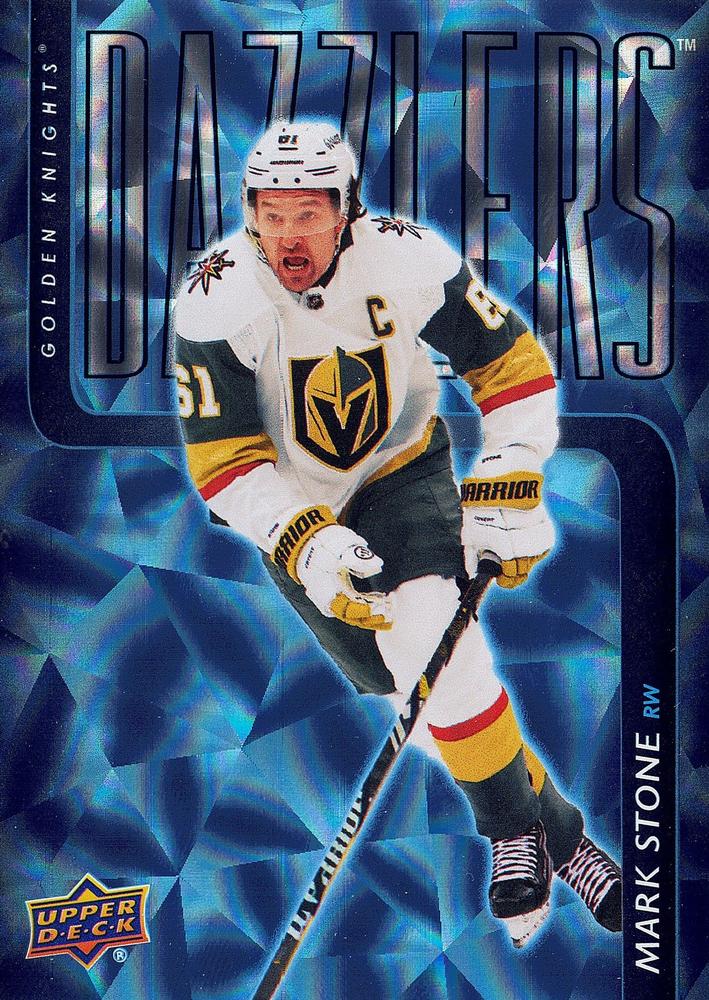 #DZ-63 Mark Stone - Vegas Golden Knights - 2025-26 Upper Deck - Dazzlers Blue Hockey