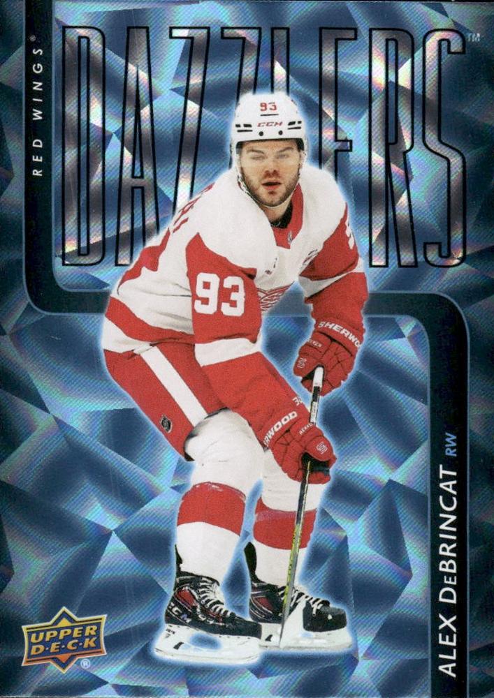 #DZ-85 Alex DeBrincat - Detroit Red Wings - 2025-26 Upper Deck - Dazzlers Blue Hockey