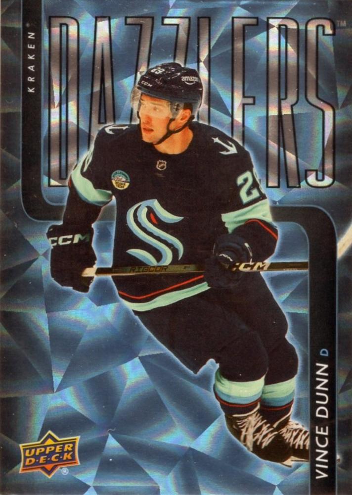 #DZ-94 Vince Dunn - Seattle Kraken - 2025-26 Upper Deck - Dazzlers Blue Hockey