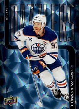 #DZ-98 Connor McDavid - Edmonton Oilers - 2025-26 Upper Deck - Dazzlers Blue Hockey