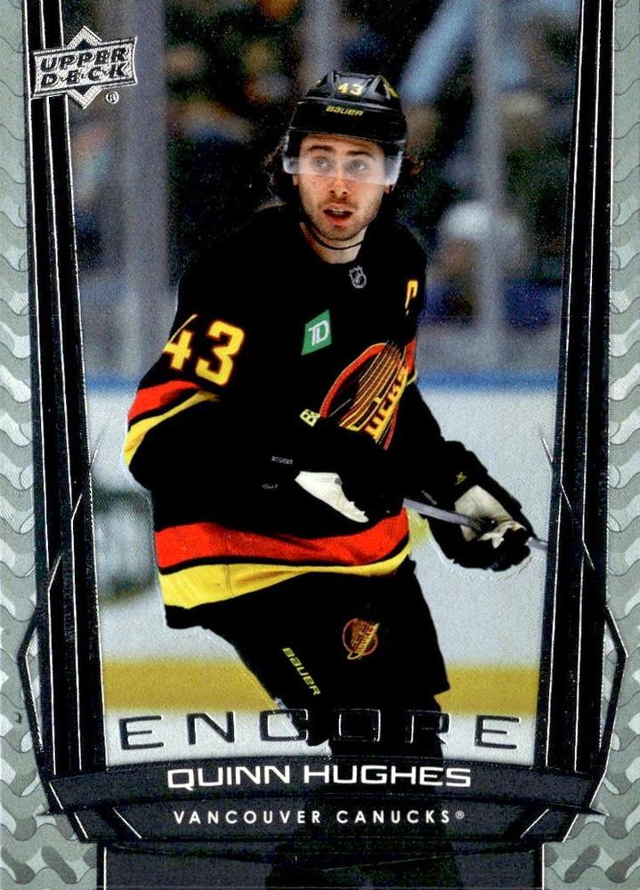 #E-16 Quinn Hughes - Vancouver Canucks - 2025-26 Upper Deck - Encore Hockey