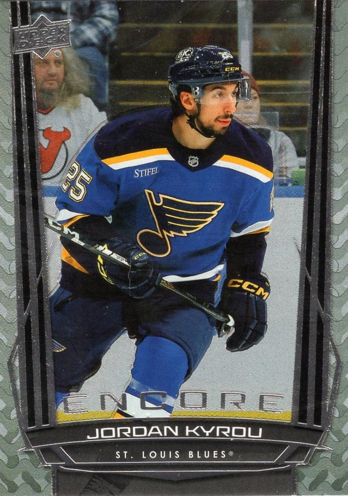 #E-19 Jordan Kyrou - St. Louis Blues - 2025-26 Upper Deck - Encore Hockey