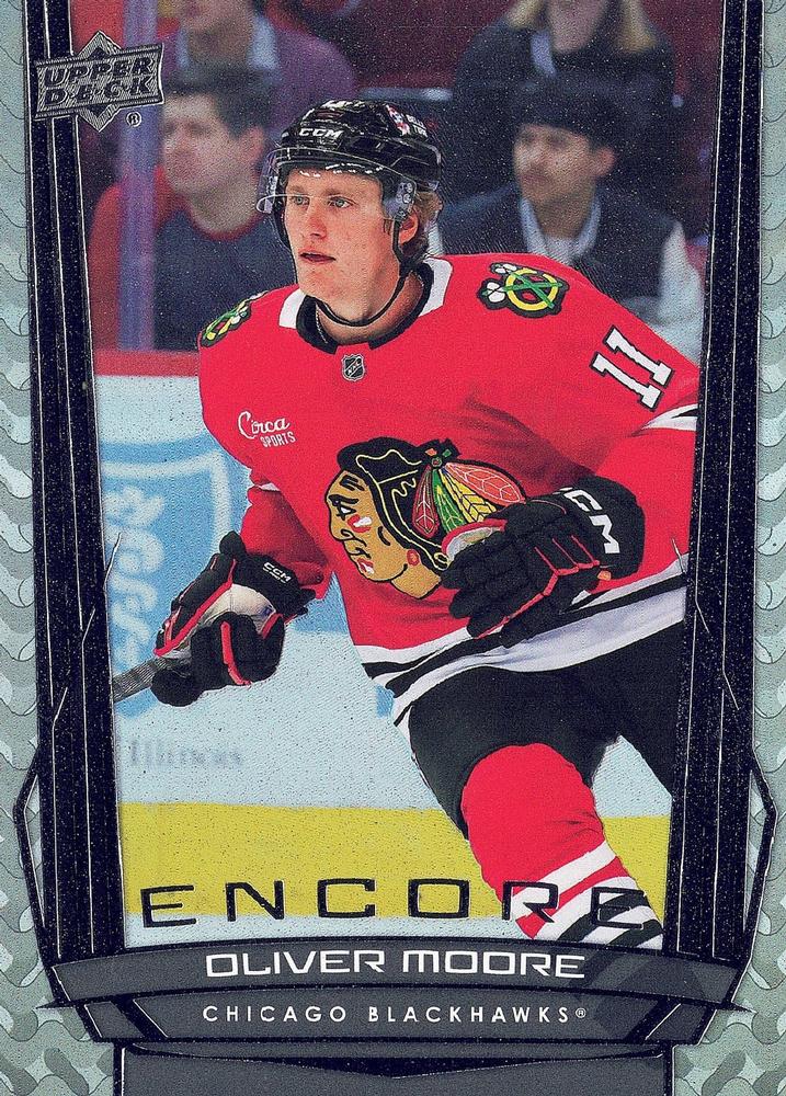 #E-92 Oliver Moore - Chicago Blackhawks - 2025-26 Upper Deck - Encore Hockey