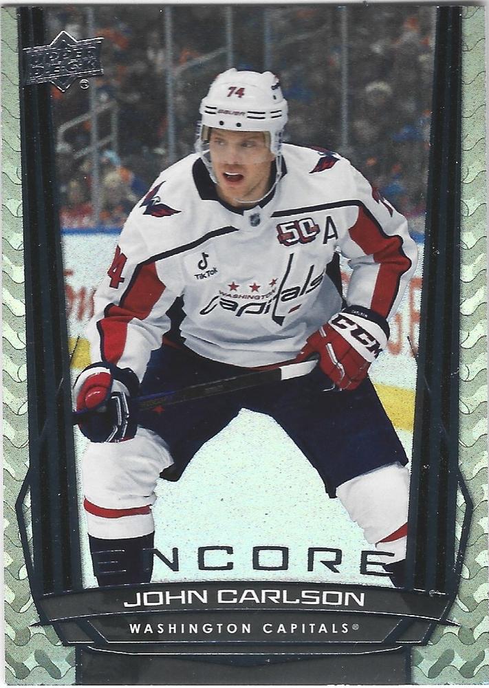 #E-95 John Carlson - Washington Capitals - 2025-26 Upper Deck - Encore Hockey