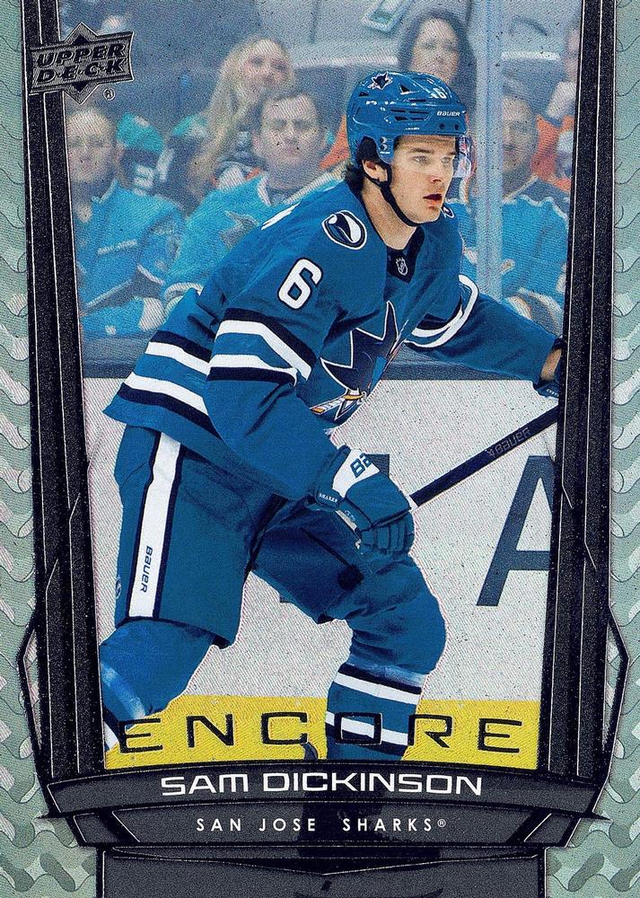#E-113 Sam Dickinson - San Jose Sharks - 2025-26 Upper Deck - Encore Hockey