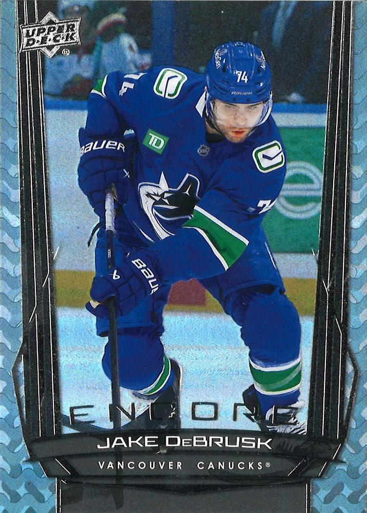 #E-180 Jake DeBrusk - Vancouver Canucks - 2025-26 Upper Deck - Encore Hockey