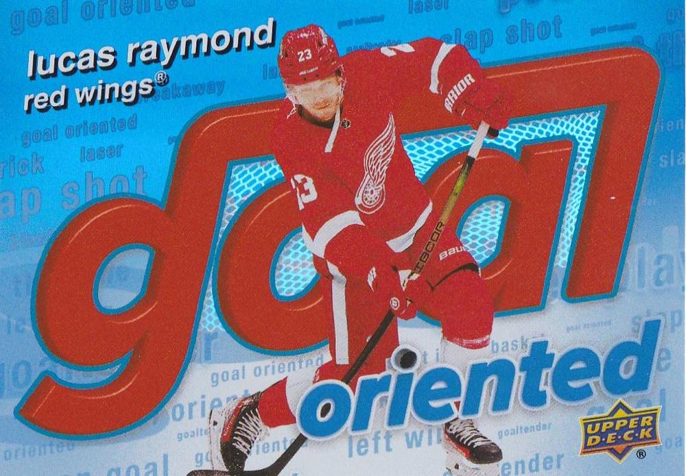 #GO-9 Lucas Raymond - Detroit Red Wings - 2025-26 Upper Deck - Goal Oriented Hockey