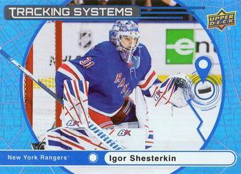 #TS-1 Igor Shesterkin - New York Rangers - 2025-26 Upper Deck - Tracking Systems Hockey