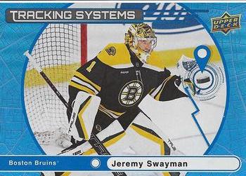 #TS-5 Jeremy Swayman - Boston Bruins - 2025-26 Upper Deck - Tracking Systems Hockey