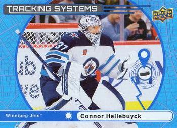 #TS-6 Connor Hellebuyck - Winnipeg Jets - 2025-26 Upper Deck - Tracking Systems Hockey