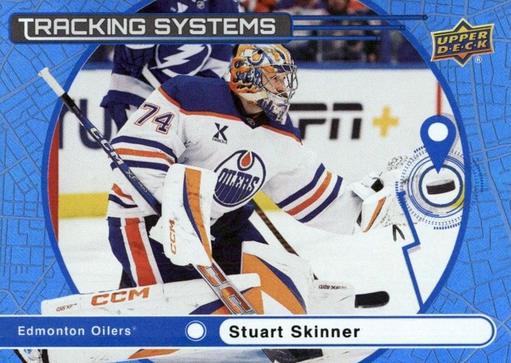 #TS-11 Stuart Skinner - Edmonton Oilers - 2025-26 Upper Deck - Tracking Systems Hockey