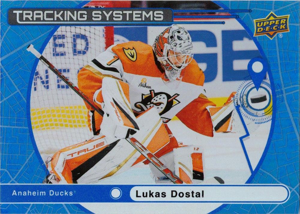 #TS-13 Lukas Dostal - Anaheim Ducks - 2025-26 Upper Deck - Tracking Systems Hockey