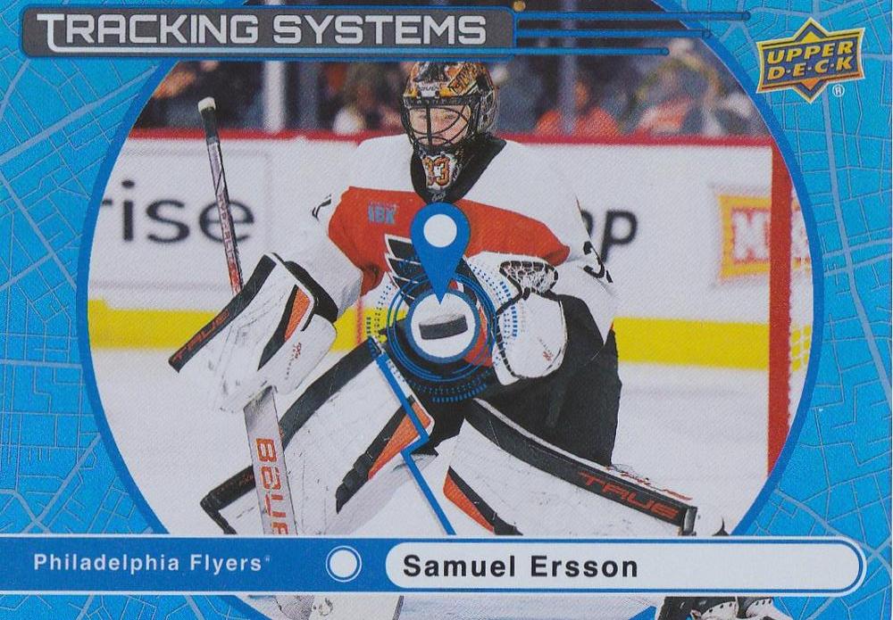 #TS-18 Samuel Ersson - Philadelphia Flyers - 2025-26 Upper Deck - Tracking Systems Hockey