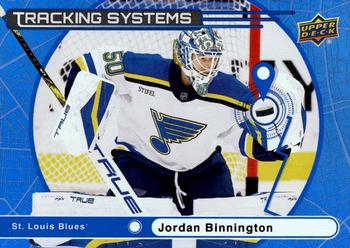 #TS-25 Jordan Binnington - St. Louis Blues - 2025-26 Upper Deck - Tracking Systems Hockey