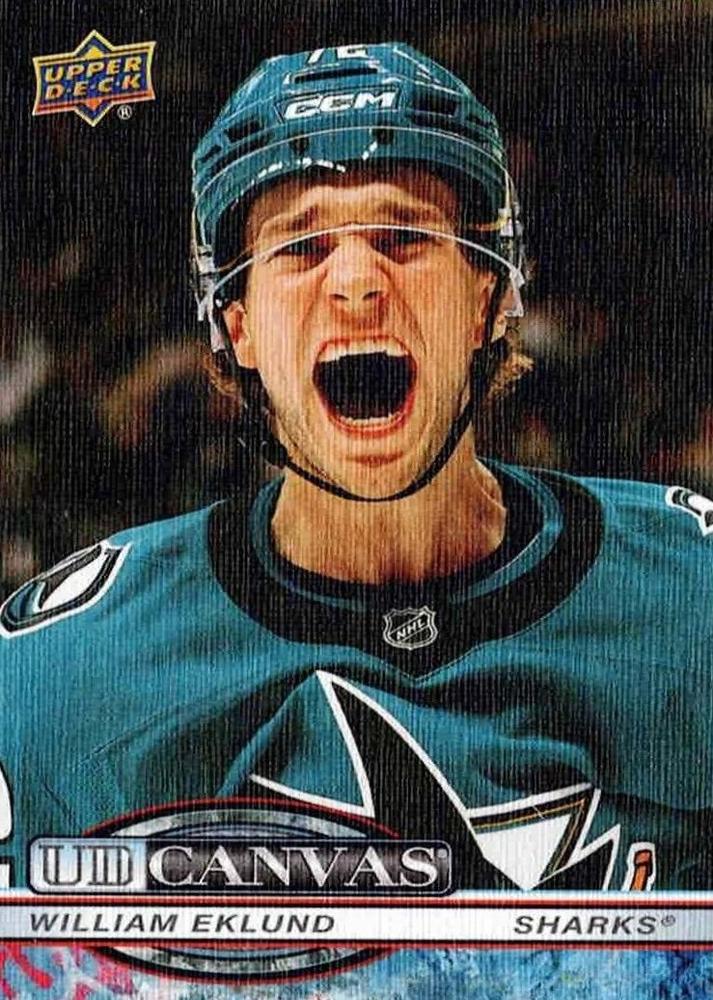 #C-6 William Eklund - San Jose Sharks - 2025-26 Upper Deck - UD Canvas Hockey