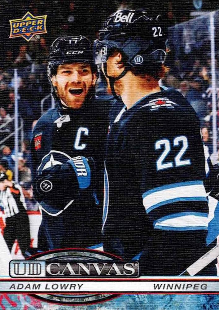 #C-60 Adam Lowry - Winnipeg Jets - 2025-26 Upper Deck - UD Canvas Hockey