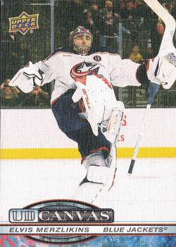 #C-64 Elvis Merzlikins - Columbus Blue Jackets - 2025-26 Upper Deck - UD Canvas Hockey