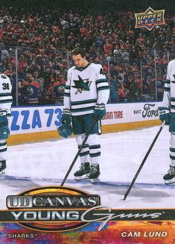 #C-92 Cam Lund YG - San Jose Sharks - 2025-26 Upper Deck - UD Canvas Hockey