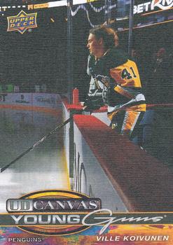 #C-95 Ville Koivunen YG - Pittsburgh Penguins - 2025-26 Upper Deck - UD Canvas Hockey